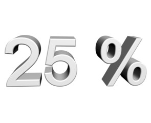25 Prozent