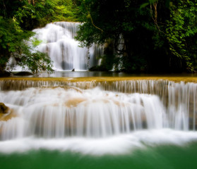 Obraz premium Waterfall in west of Thailand