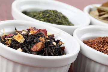 Tea collection - focus on flavored black tea