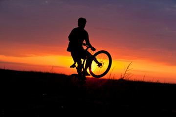 summer cyclist