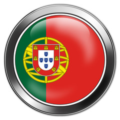 Obraz premium portugal button aqua
