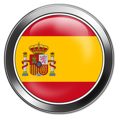Obraz premium spanien, spain, espania button