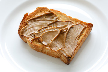Peanut butter toast