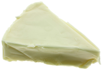 fromage à tartiner, fond blanc