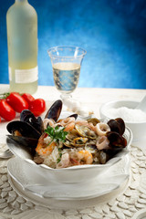 sea fruits risotto- risotto ai frutti di mare