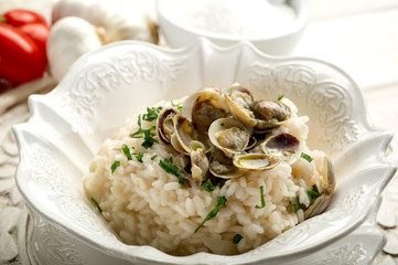 clam risotto - risotto alle vongole