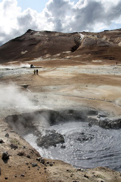 Namafjall - volcanic activity in Iceland