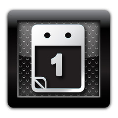 Calendar metal icon