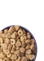 Breakfast Cereal with Heart Shapes