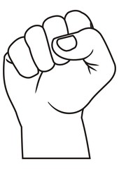 yes victory success hand