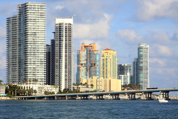 Fototapeta na wymiar South Beach in Miami