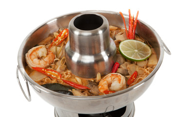 Tom Yum Goong Suppe Thailand