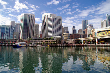 Obraz premium Darling Harbour Scene