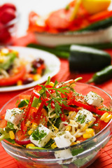 Delicious cheese salad