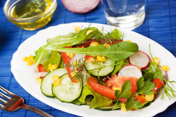 Delicious spring salad