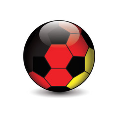 Fototapeta premium icona pallone calcio Germania