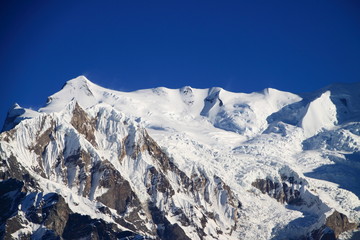 Fototapeta na wymiar Himalaya and Blue Sky