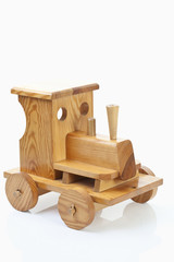Holzlokomotive