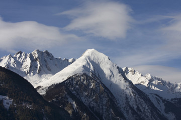 Montagne innevate di Morgex Valle d'Aosta