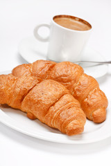 coffee and croissant