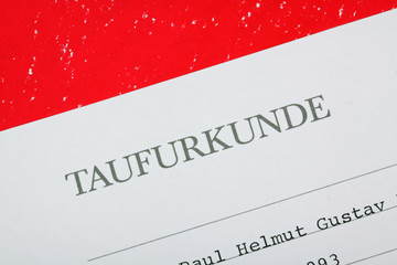 Taufurkunde