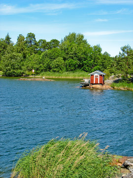 Red cabin in Sweden