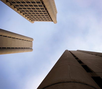 Perspective challenging high-rises