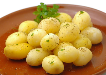 Boiled potatoes