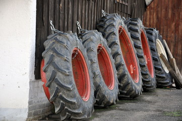 Obraz premium Traktorräder