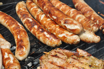 Thüringer Rostbratwurst + Steak