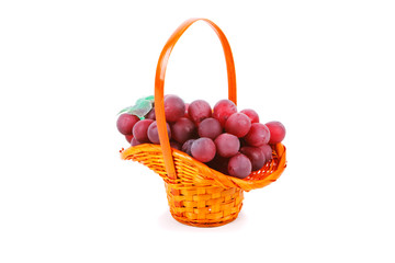 Basket of grapes