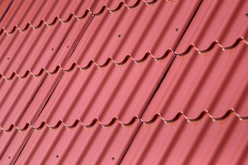 Close-up of roof tiles - Powered by Adobe