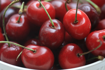 Cherries in a bowl
