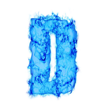 Water smoking letter D