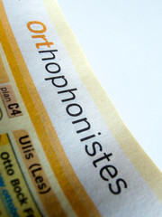orthophoniste