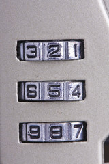 number wheels of mechanical combination lock