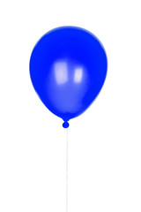 Yellow balloon inflated