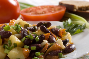 Chinese dish - salad with beans