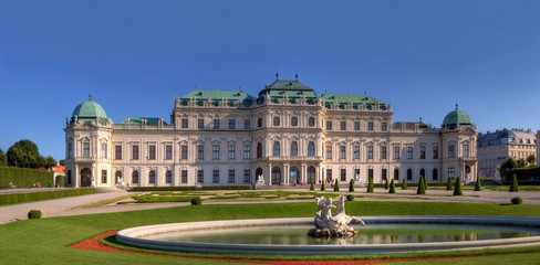 Obraz premium Schloss Belvedere Wien Österreich