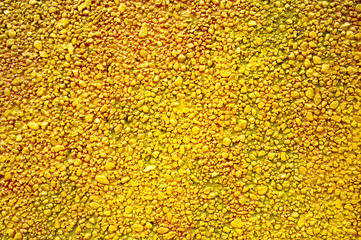 Graffiti wall of yellow