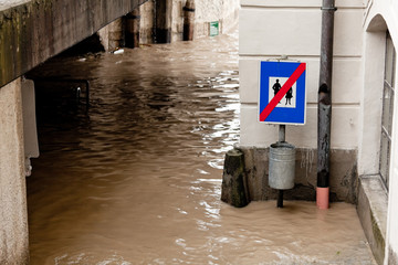 Hochwasser in Steyr, © Gina Sanders