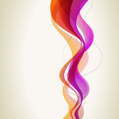 Naklejka premium Waves. Abstract background.