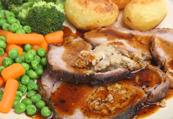 Roast Pork Dinner