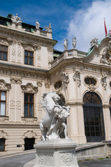 Fototapeta na wymiar Wien, Belvedere im Blick