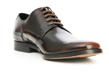 Male shoes isolated on the white background