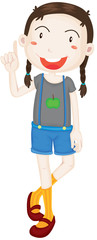Fototapeta premium A Girl