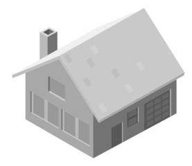 Vector illustration of a house