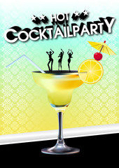 Hintergrund Cocktailparty