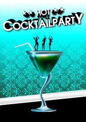 Hintergrund Cocktailparty