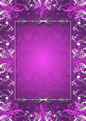 Hintergrund Floral Art Rahmen